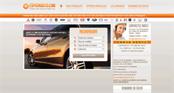 Desktop Screenshot of espagnauto.com